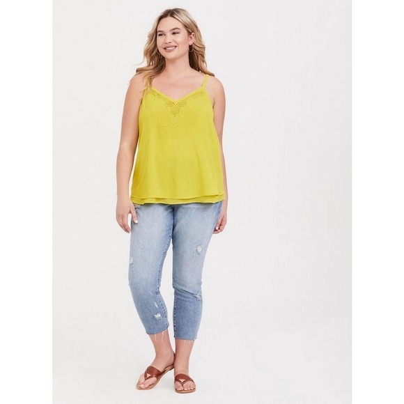 NWT Torrid Sophie Chiffon Embroidered Swing Cami Plus Size 3 3X H14637 - Picture 13 of 13